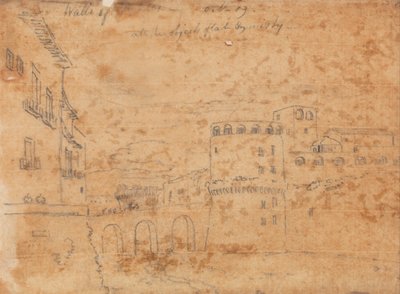 Walls of Naples, October 19 by John Robert Cozens